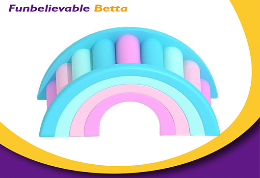 BettaPlay Colorful Soft Play Rainbow Bridge