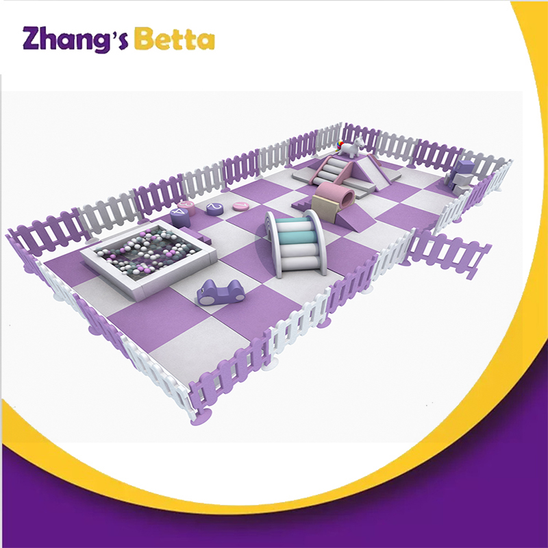 Bettaplay Romantic Purple indoor commercial children soft play equipment for party hire