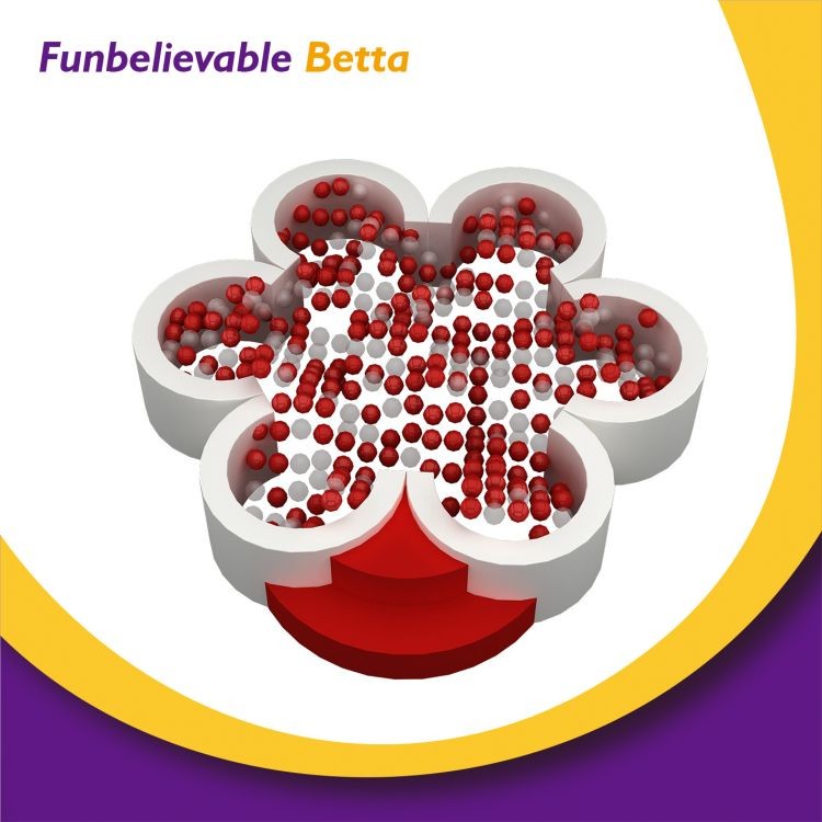 Bettaplay Red And White Flower Soft Play Package