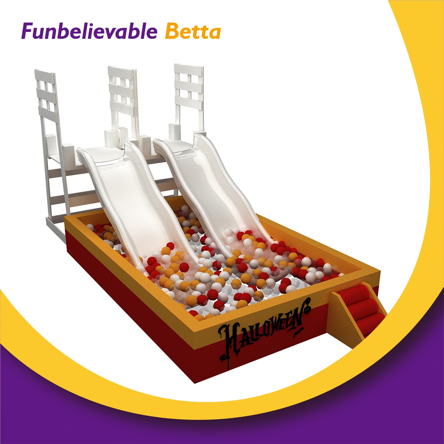 Bettaplay Halloween Style Kids Soft Play Set for party rental