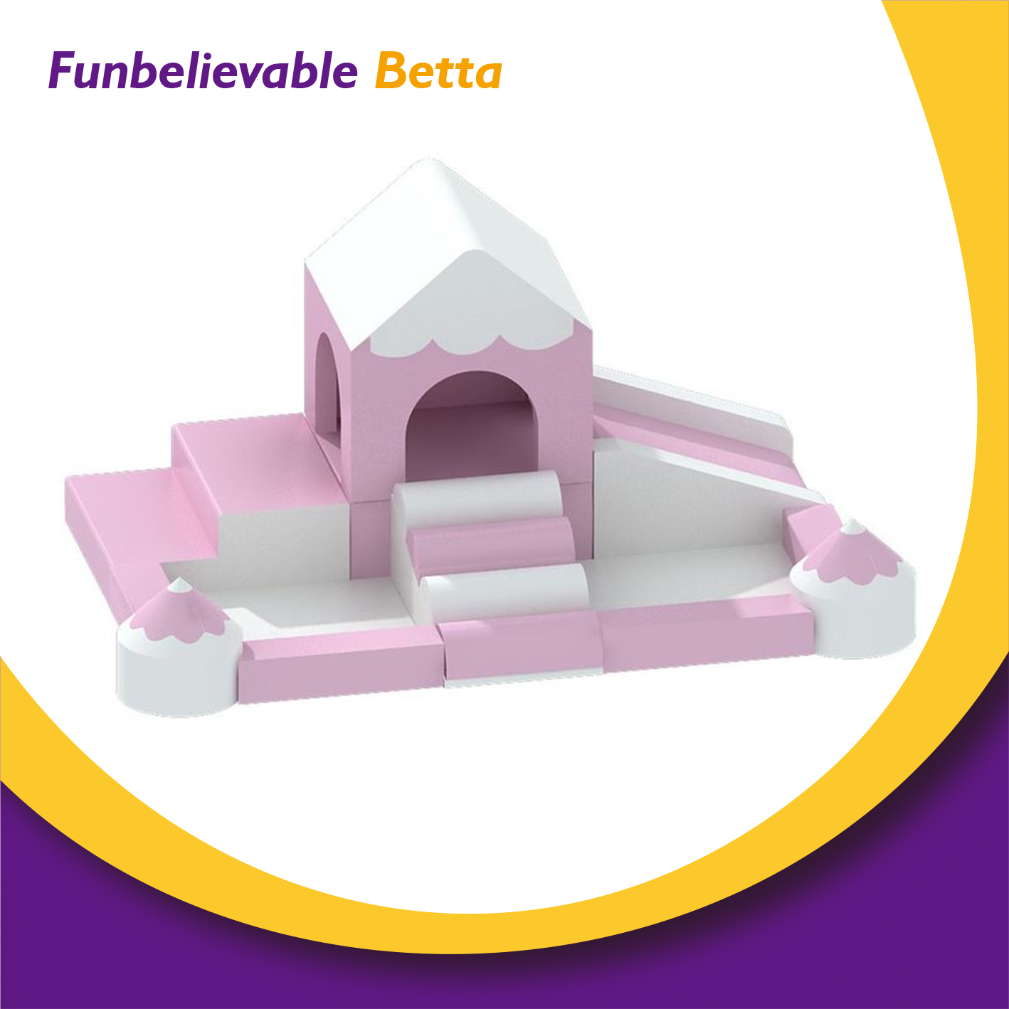 bettaPlay Pink Package For Kids Party Mobile Package  Soft Play