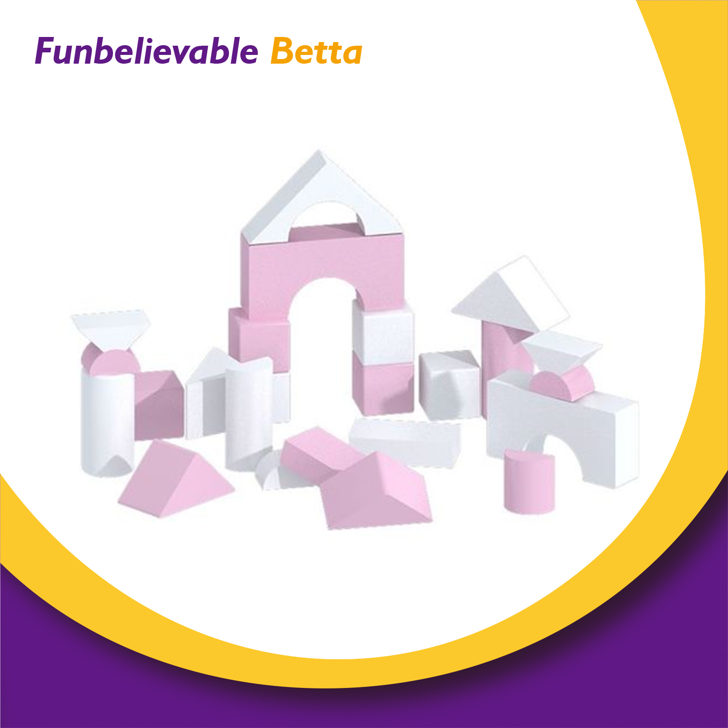 bettaPlay Pink Package For Kids Party Mobile Package  Soft Play