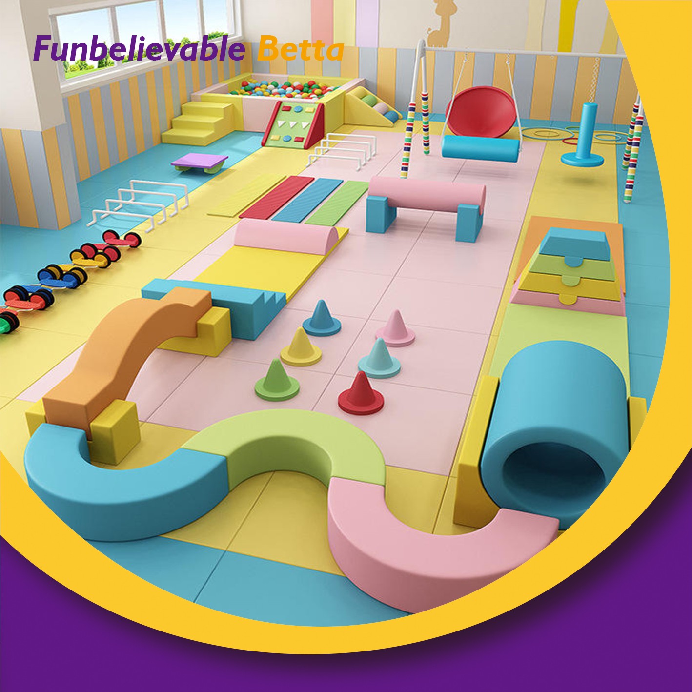 Bettaplay Soft play Indoor Play Center Soft Play Slide Kids Indoor