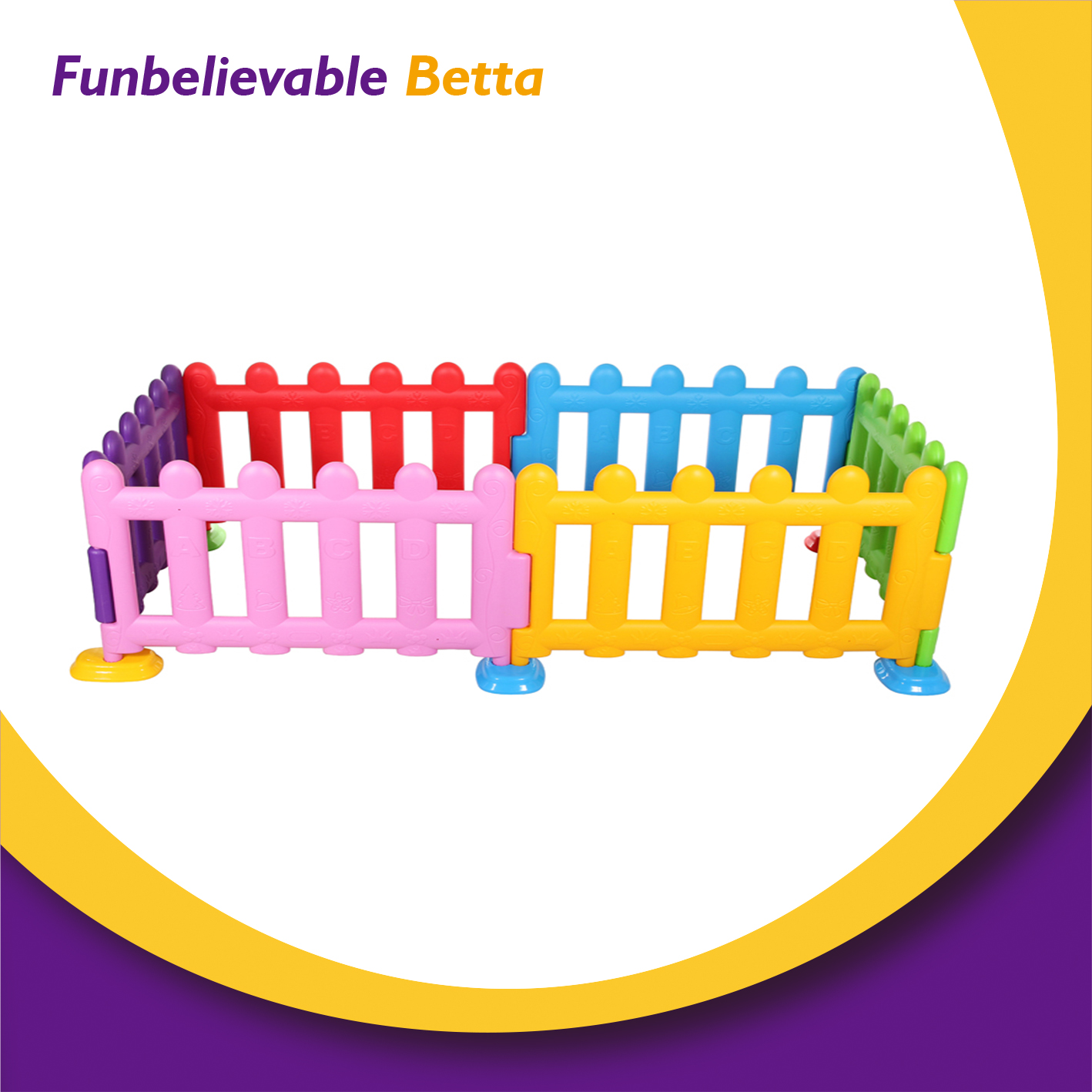 Bettaplay kids' playpens cheap plastic kids baby playpen fence