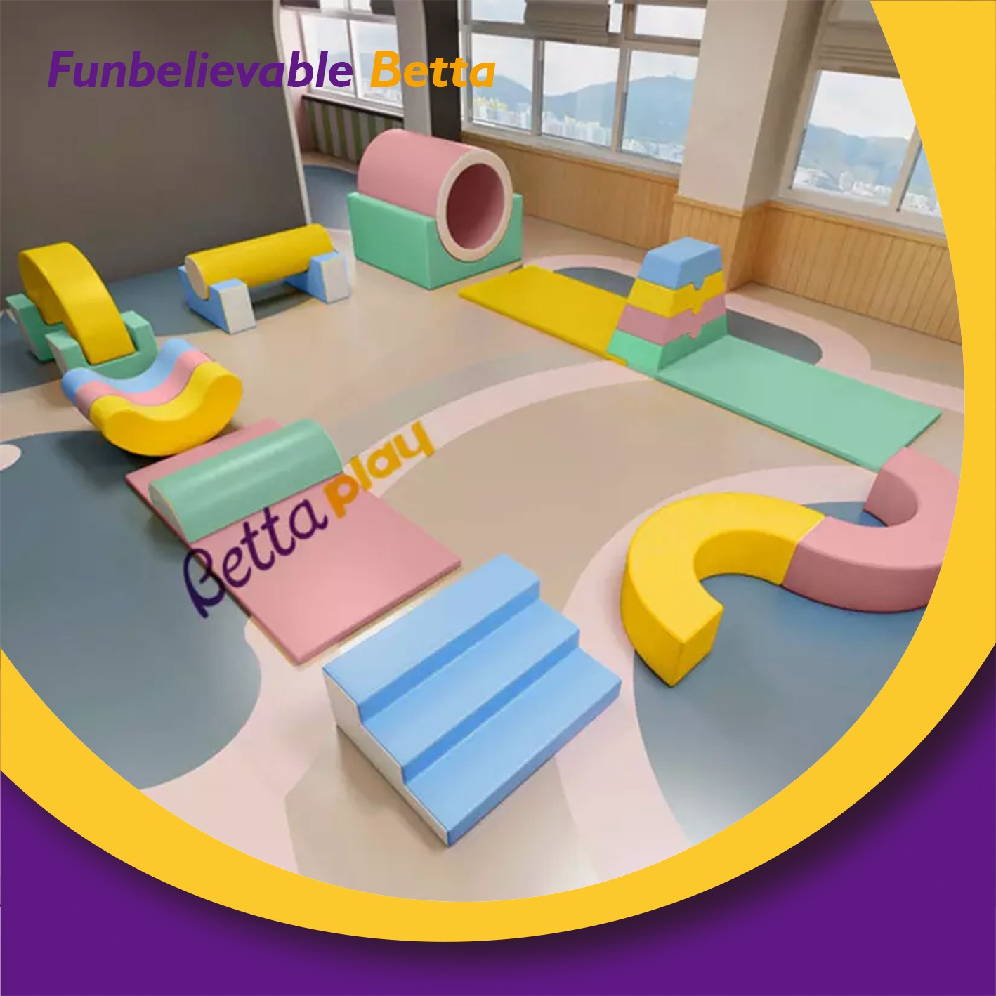 Bettaplay Soft play Indoor Play Center Soft Play Slide Kids Indoor