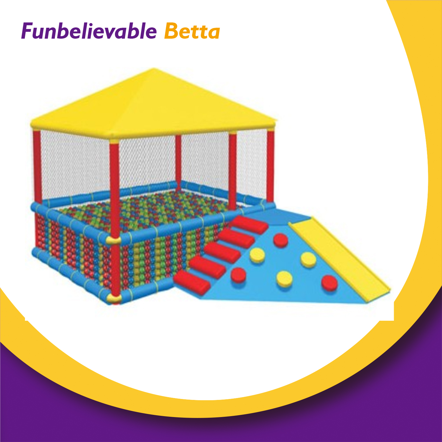 Bettaplay Customized size and color kids zone indoor soft play area indoor playground equipment