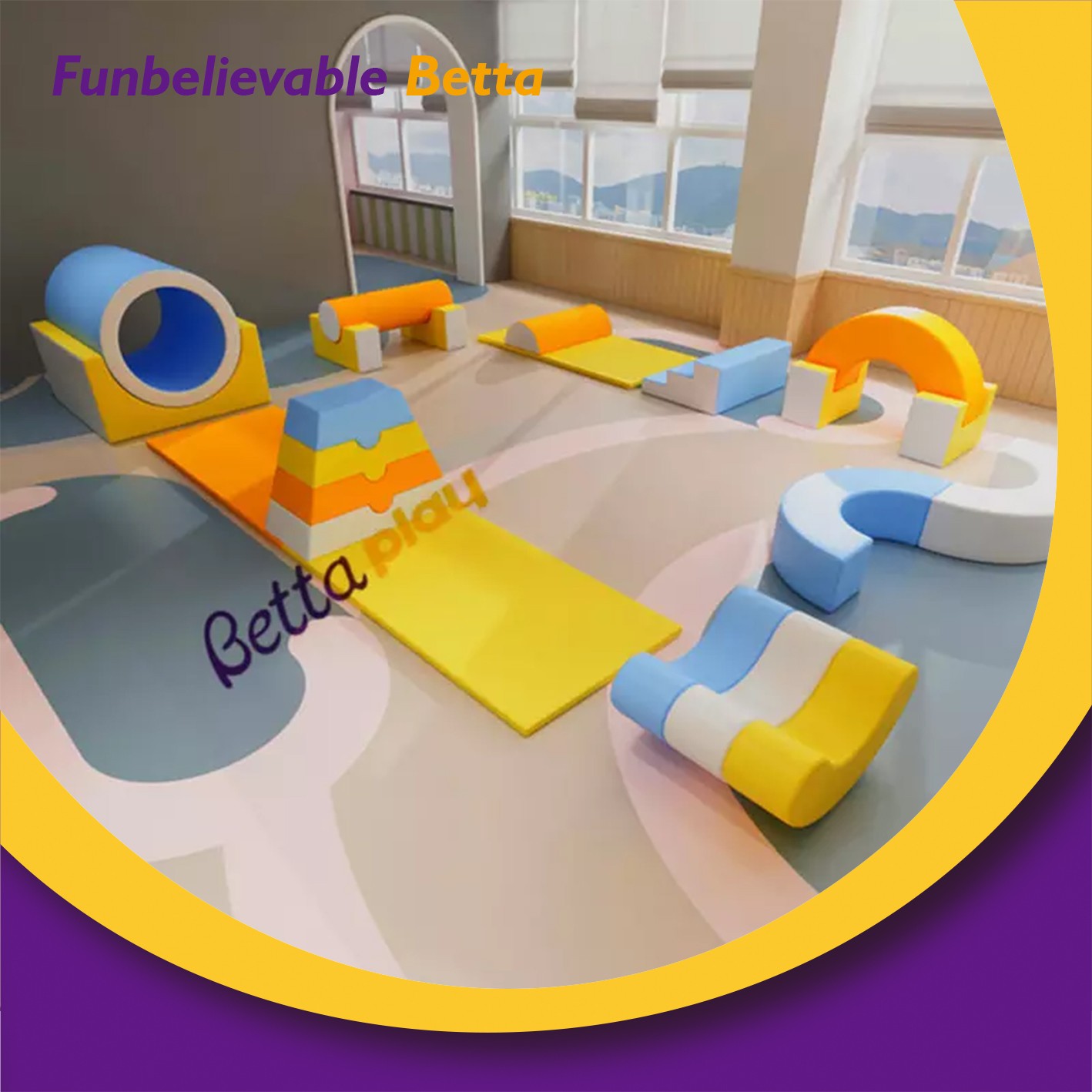 Bettaplay Soft play Indoor Play Center Soft Play Slide Kids Indoor