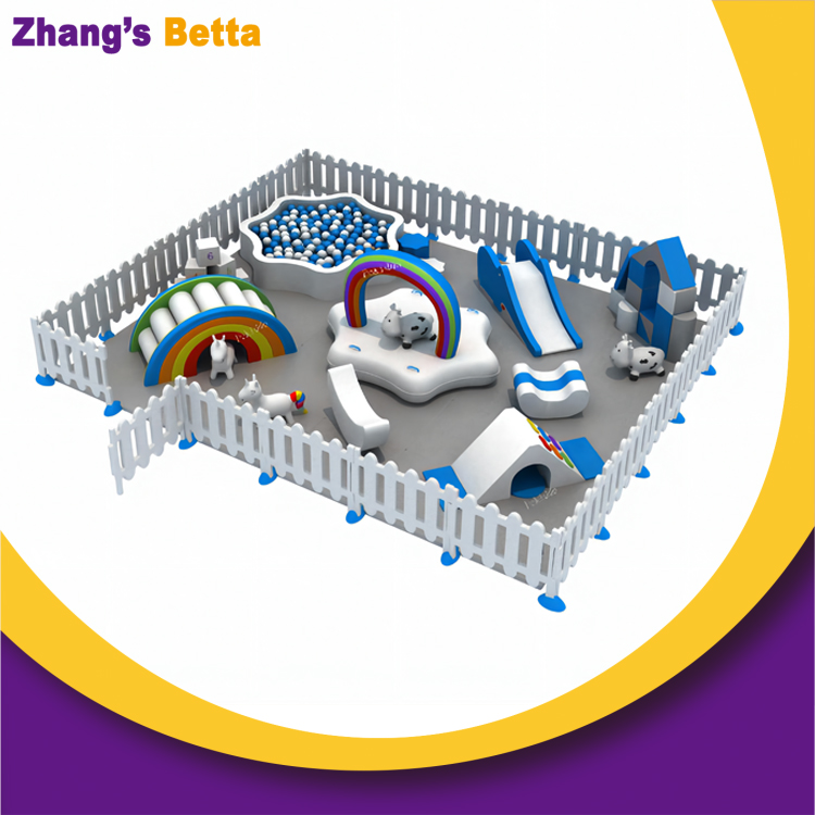 Bettaplay Kids Grey Bouncy Castle Slide Indoor Soft Play Package